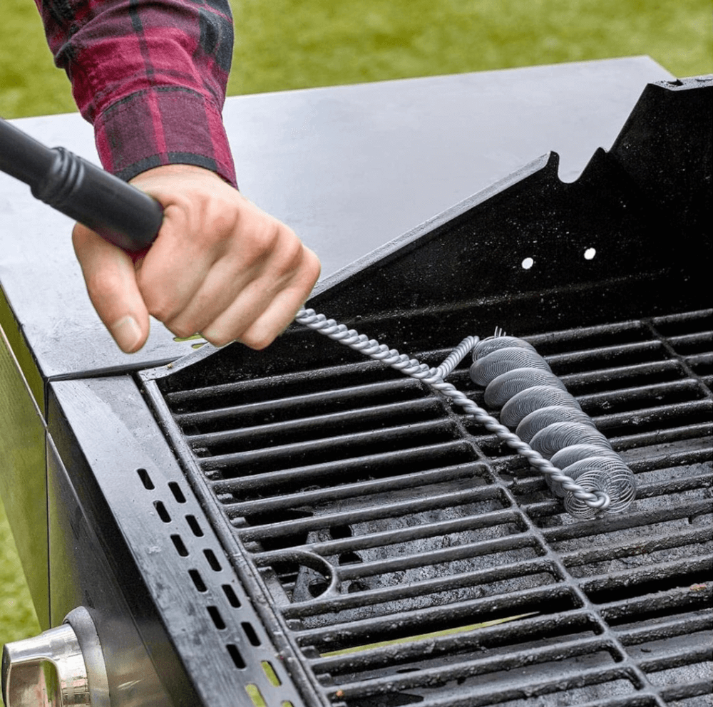 แปรงล้างตะแกรง บาร์บีคิว 3 ด้าน KINGBE แสตนเลส 30 ซม._6